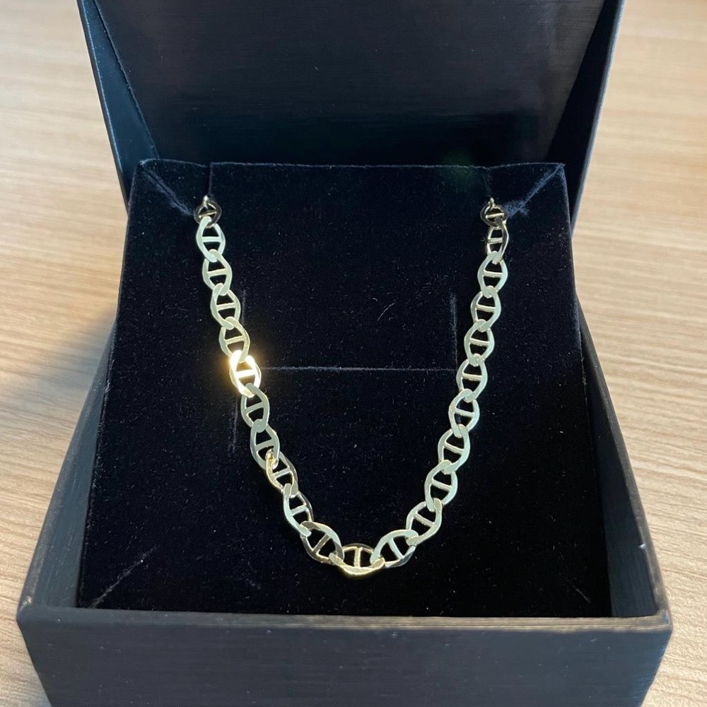 14k Gold Mariner Link Chain
